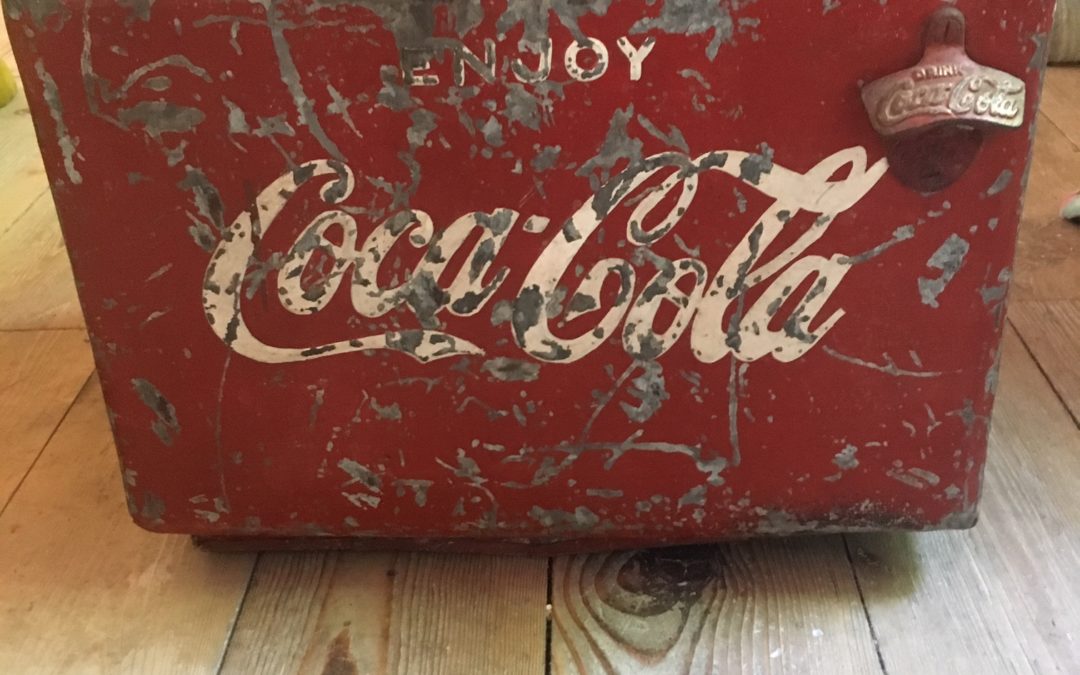 Vintage Coca cola koelbox